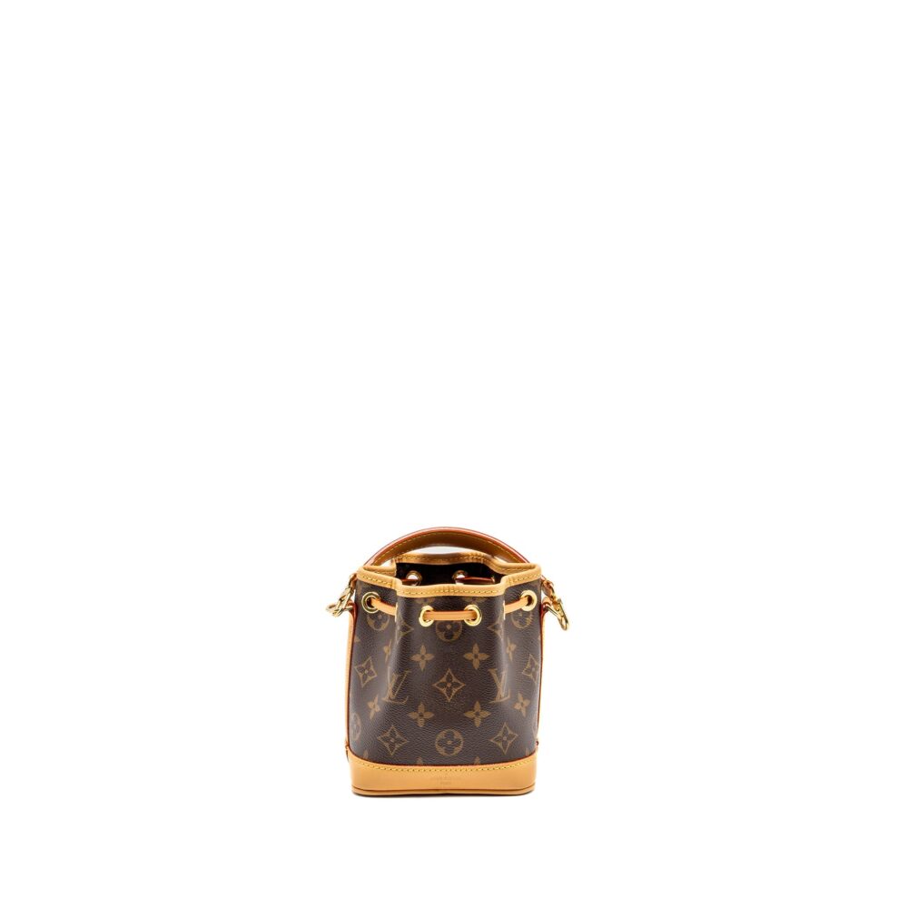 AAA Replica Louis Vuitton LV NANO NOE MONOGRAM CANVAS GHW