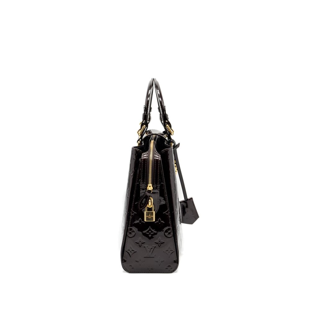 AAA Replica Louis Vuitton LV LARGE ZIP TOTE BAG PATENT LEATHER AMATANTE GHW