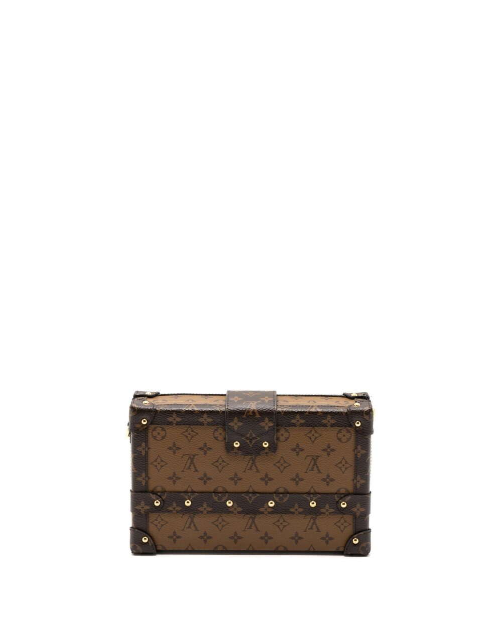 AAA Replica Louis Vuitton LV PETITE MALLE MONOGRAM REVERSE CANVAS GHW