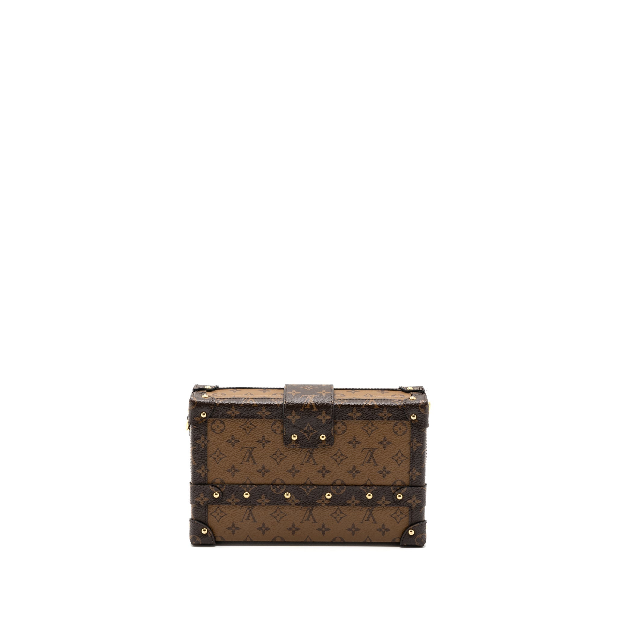 AAA Replica Louis Vuitton LV PETITE MALLE MONOGRAM REVERSE CANVAS GHW
