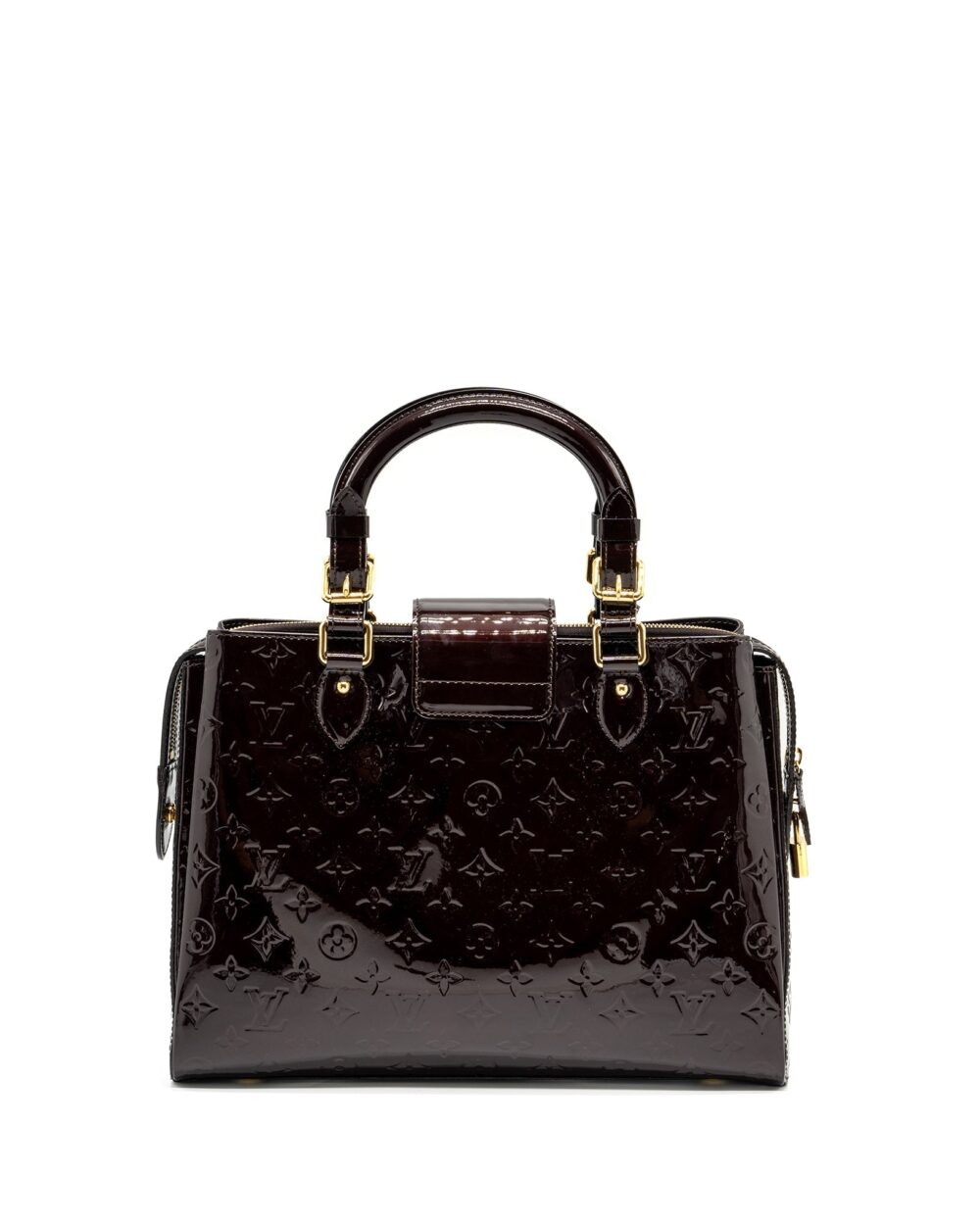 AAA Replica Louis Vuitton LV LARGE ZIP TOTE BAG PATENT LEATHER AMATANTE GHW