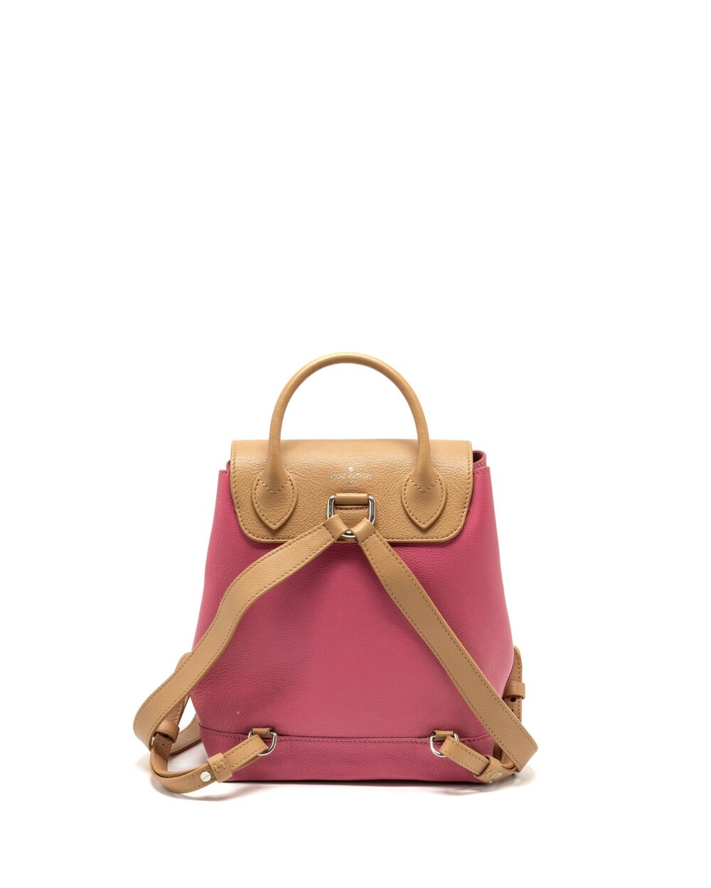 AAA Replica Louis Vuitton LV LOCKME BACKPACK CALFSKIN PINK/BEIGE SHW 