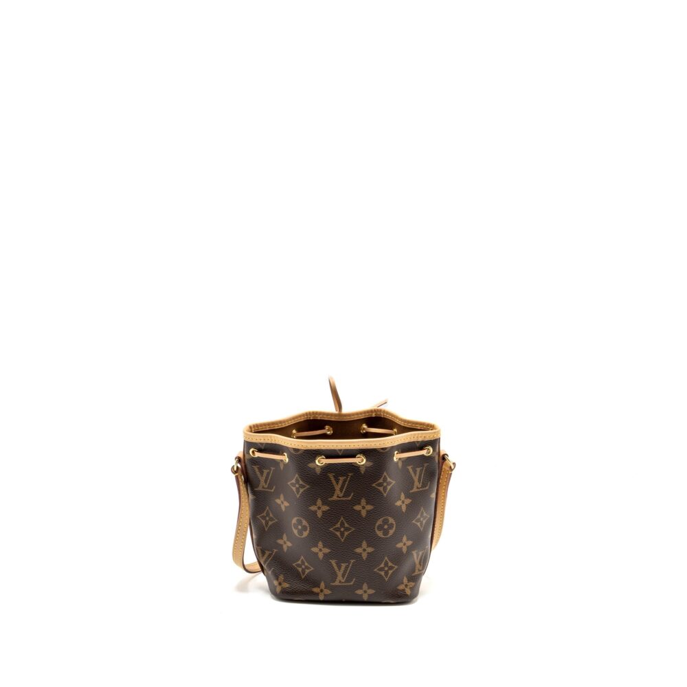 AAA Replica Louis Vuitton LV NANO NOE MONOGRAM CANVAS GHW