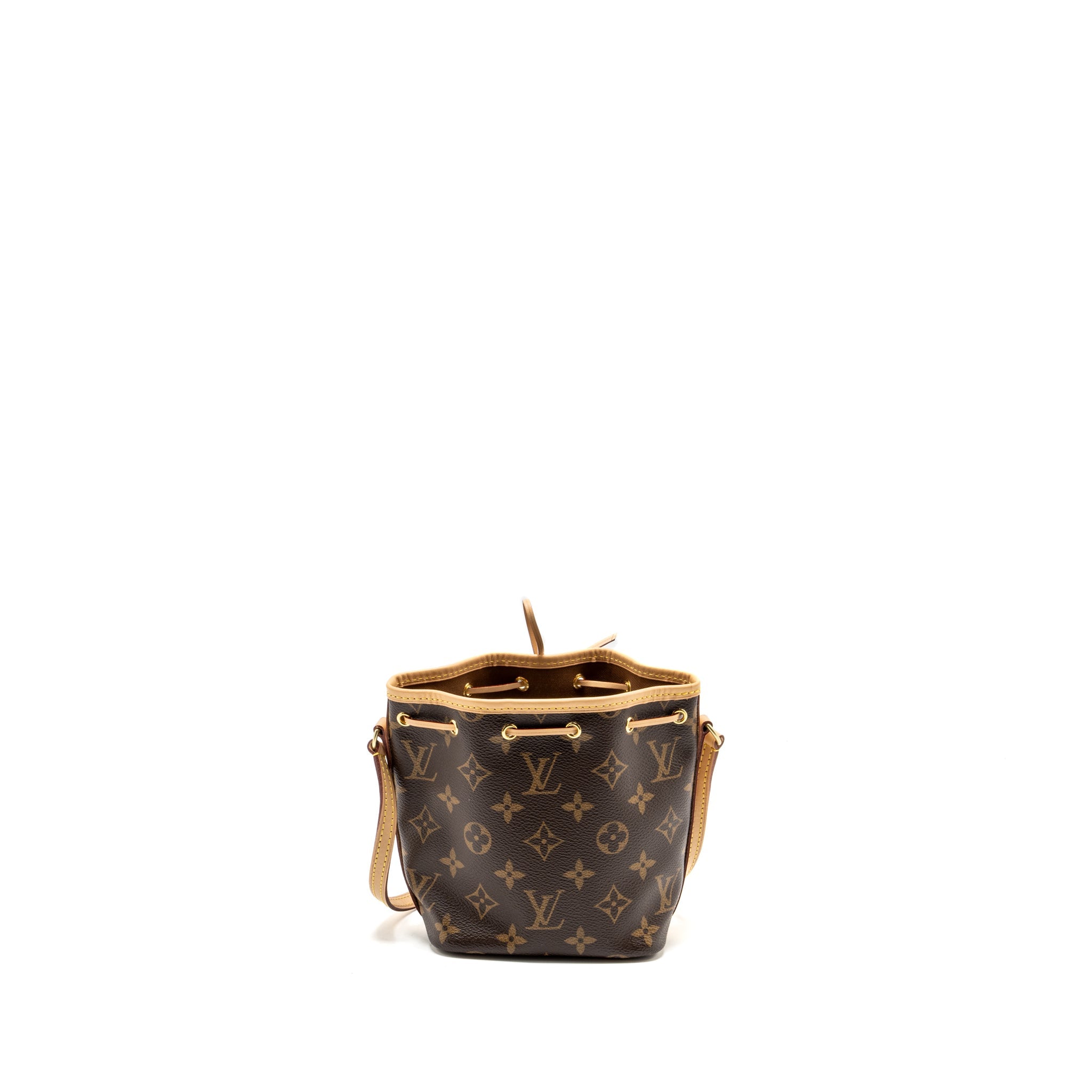 AAA Replica Louis Vuitton LV NANO NOE MONOGRAM CANVAS GHW