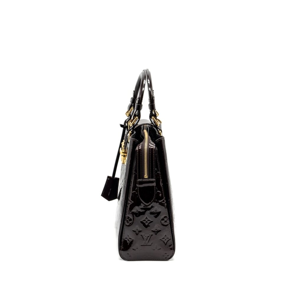 AAA Replica Louis Vuitton LV LARGE ZIP TOTE BAG PATENT LEATHER AMATANTE GHW