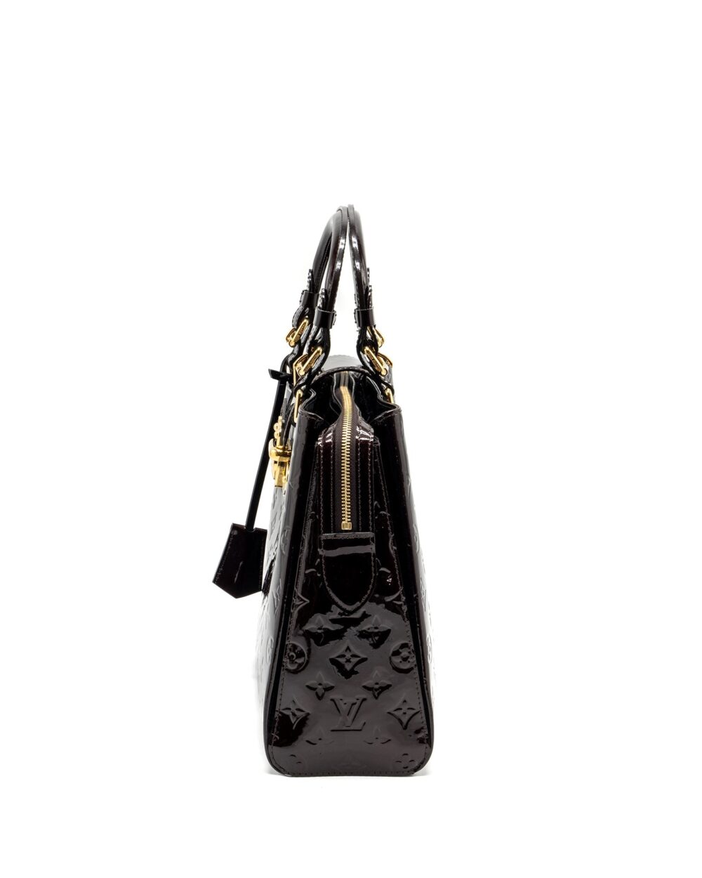 AAA Replica Louis Vuitton LV LARGE ZIP TOTE BAG PATENT LEATHER AMATANTE GHW