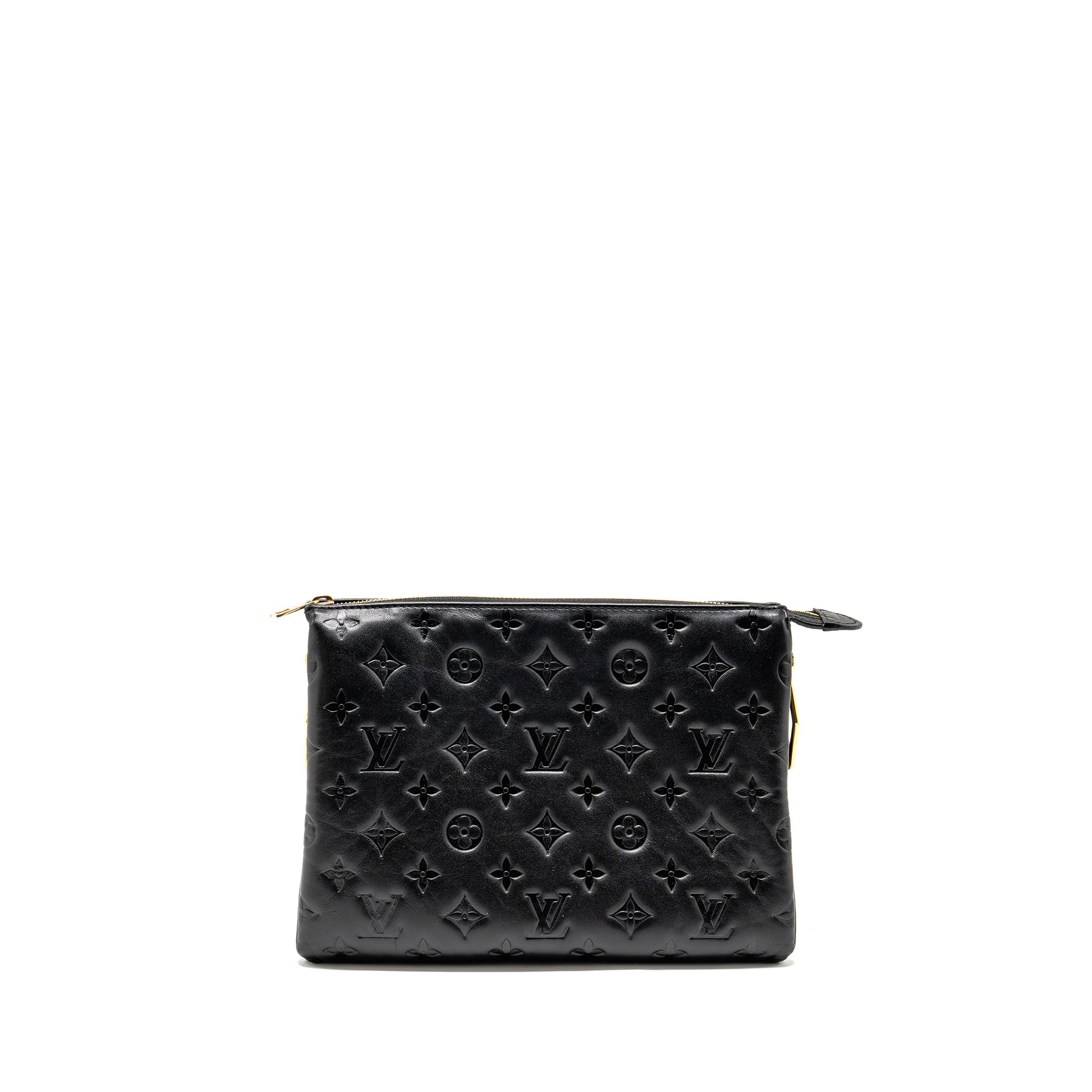 AAA Replica Louis Vuitton LV COUSSIN PM LAMBSKIN BLACK GHW