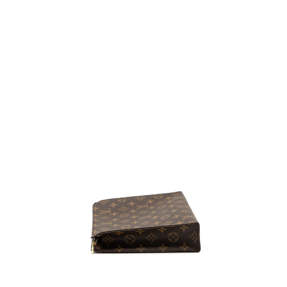 AAA Replica Louis Vuitton LV TOILETRY POCHETTE 26 MONOGRAM CANVAS GHW