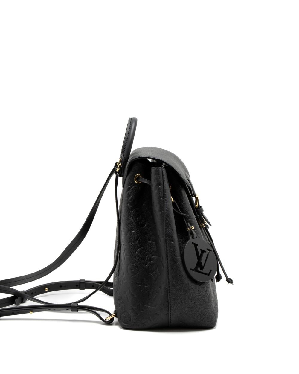 AAA Replica Louis Vuitton LV MONTSOURIS BACKPACK MONOGRAM EMPREINTE BLACK GHW (NEW VERSION)