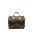 AAA Replica Louis Vuitton LV SPEEDY 30 BANDOULIERE GIANT MONOGRAM REVERSE CANVAS GHW