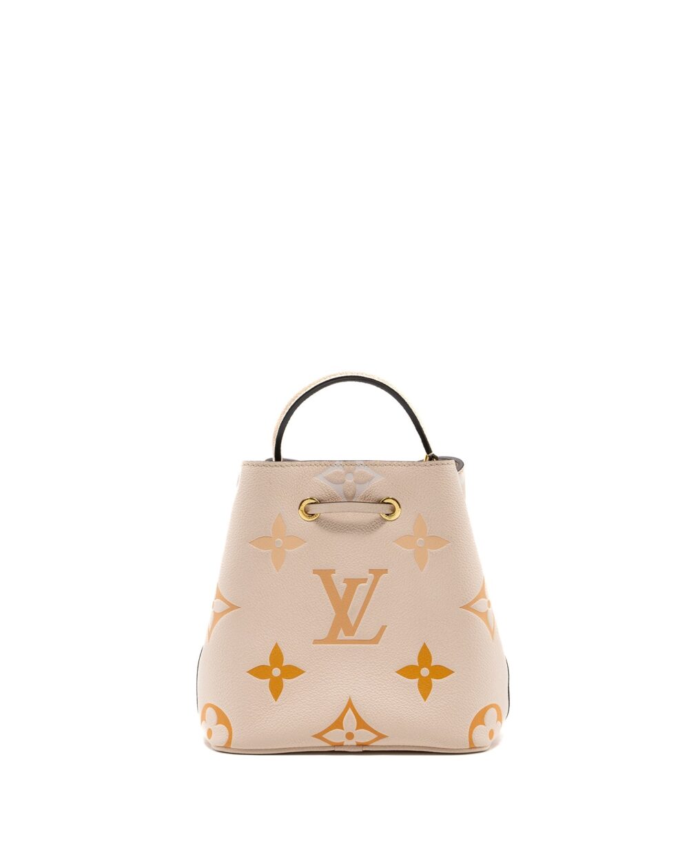 AAA Replica Louis Vuitton LV NEONOE BB EMPREINTE CREAM/ MULTICOLOUR GHW