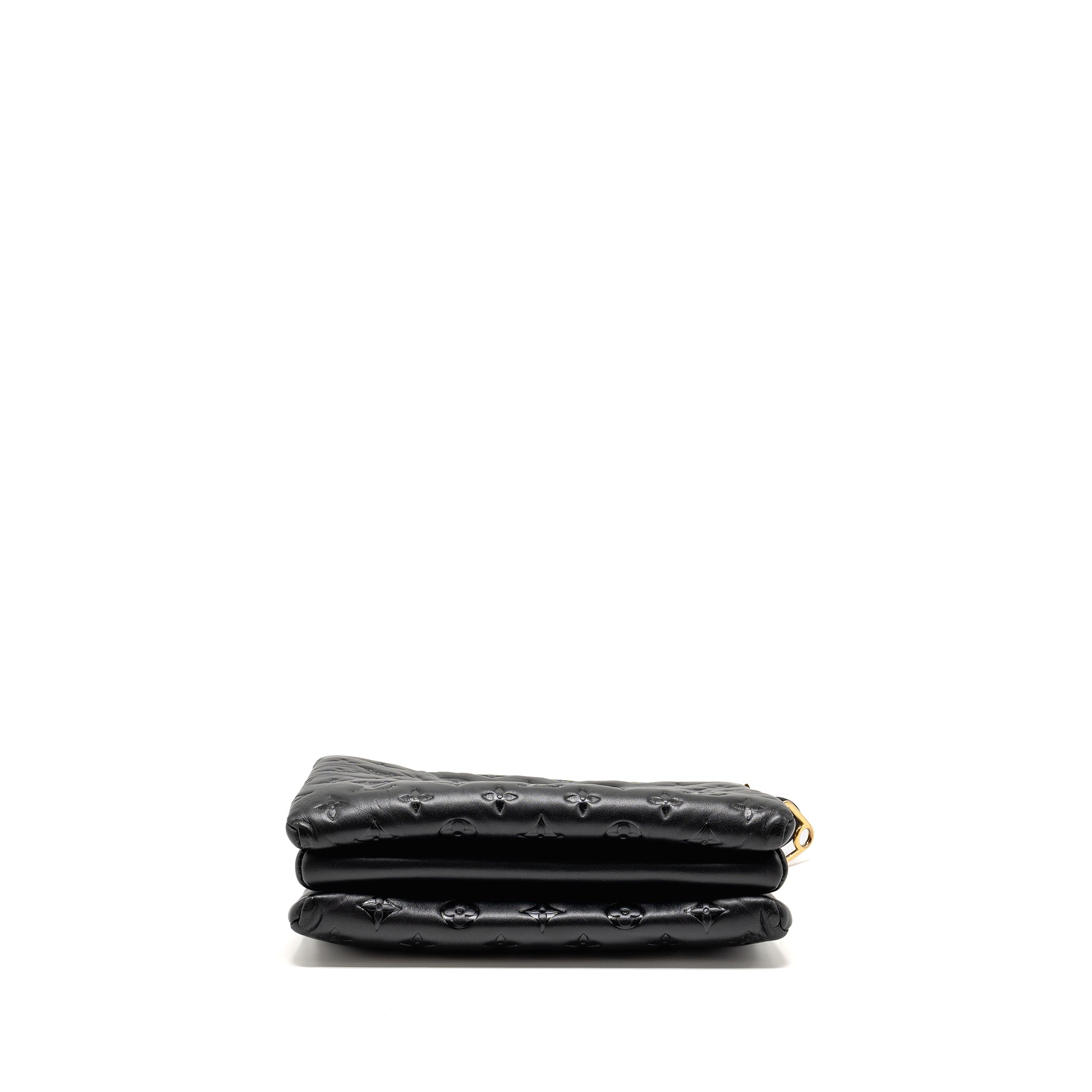 AAA Replica Louis Vuitton LV COUSSIN PM LAMBSKIN BLACK GHW