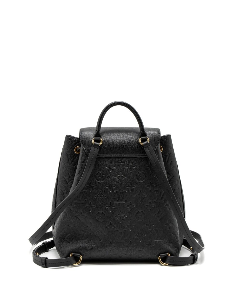 AAA Replica Louis Vuitton LV MONTSOURIS BACKPACK MONOGRAM EMPREINTE BLACK GHW (NEW VERSION)