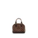 AAA Replica Louis Vuitton LV ALMA BB WITH BRAIDED HANDLES DAMIER EBENE CANVAS GHW
