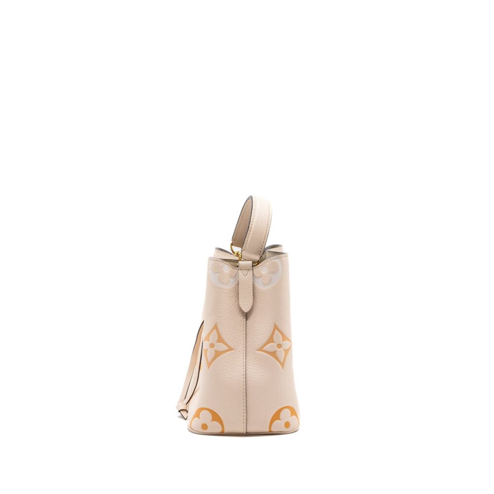 AAA Replica Louis Vuitton LV NEONOE BB EMPREINTE CREAM/ MULTICOLOUR GHW