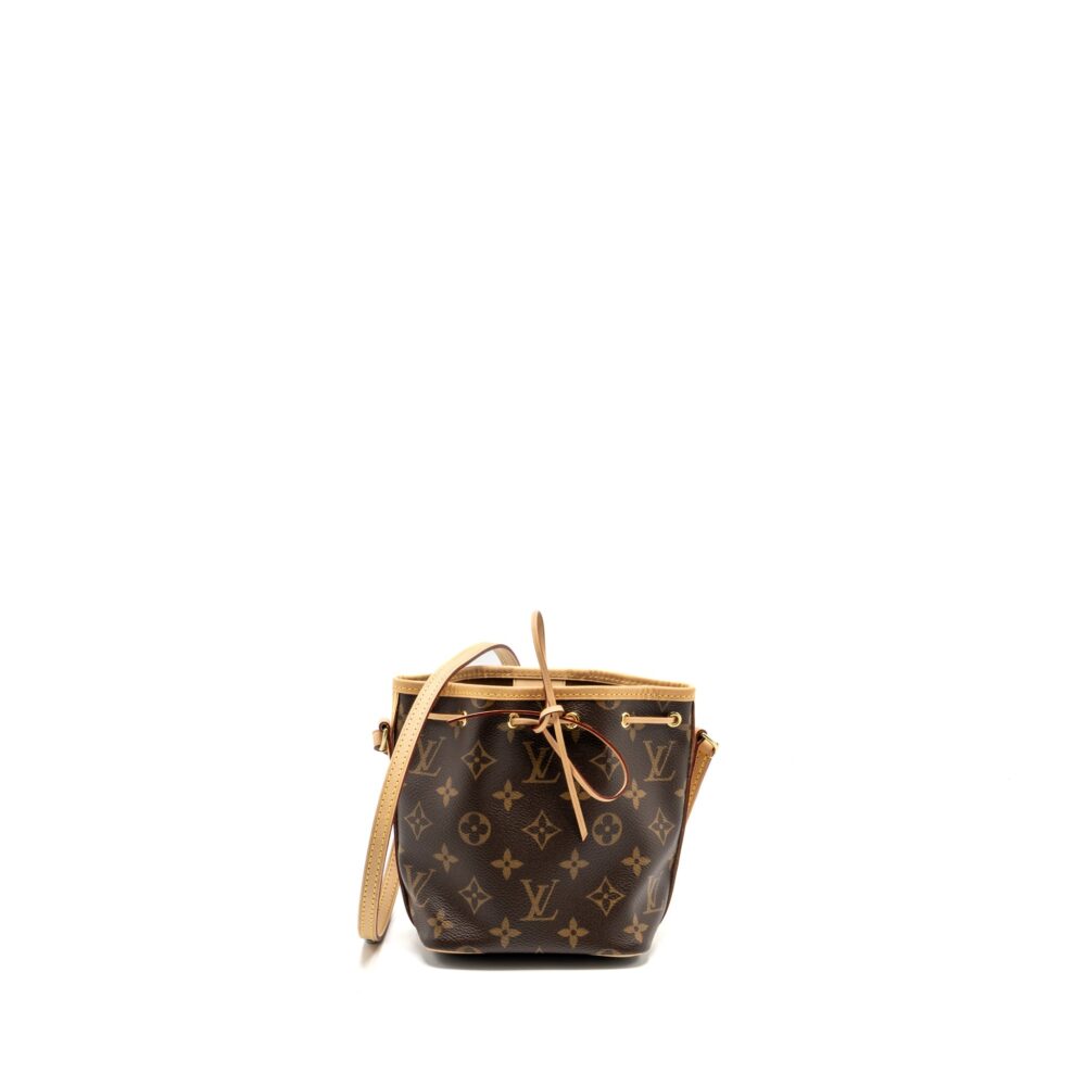 AAA Replica Louis Vuitton LV NANO NOE MONOGRAM CANVAS GHW