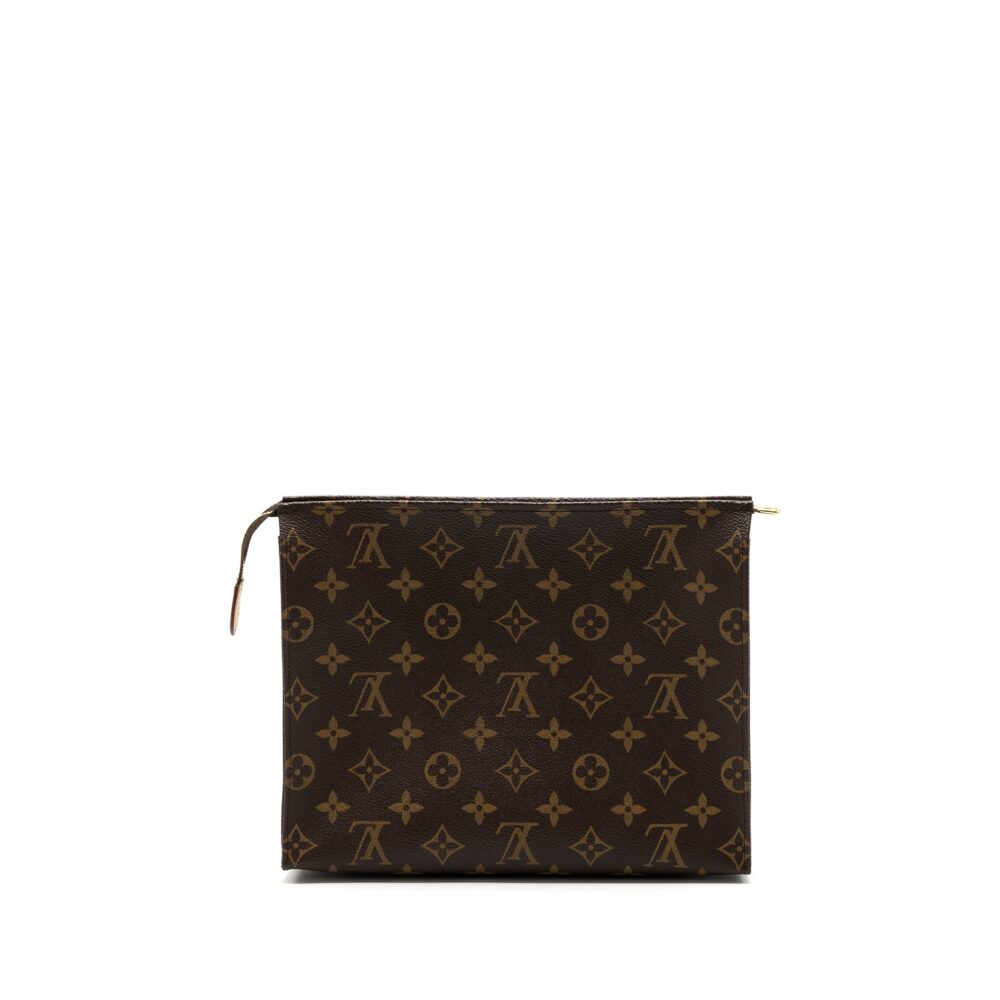 AAA Replica Louis Vuitton LV TOILETRY POCHETTE 26 MONOGRAM CANVAS GHW