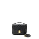 AAA Replica Louis Vuitton LV POCHETTE METIS MONOGRAM EMPREINTE BLACK GHW