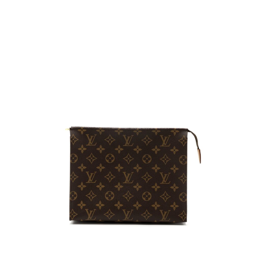 AAA Replica Louis Vuitton LV TOILETRY POCHETTE 26 MONOGRAM CANVAS GHW