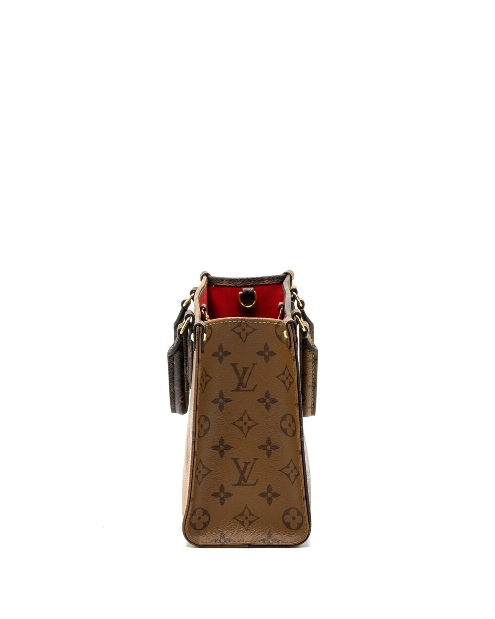 AAA Replica Louis Vuitton LV ONTHEGO PM MONOGRAM CANVAS / MONOGRAM REVERSE CANVAS GHW(NEW VERSION)