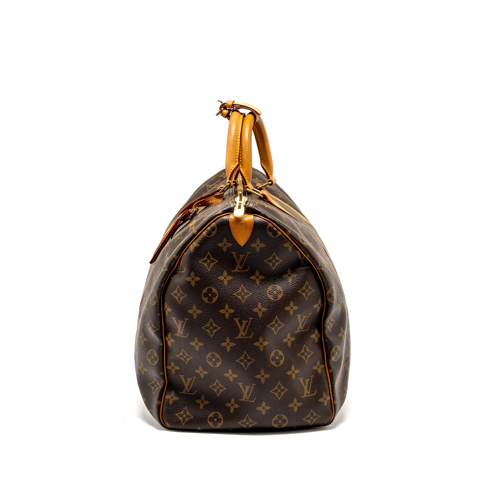 AAA Replica Louis Vuitton LV KEEPALL 55 MONOGRAM CANVAS GHW