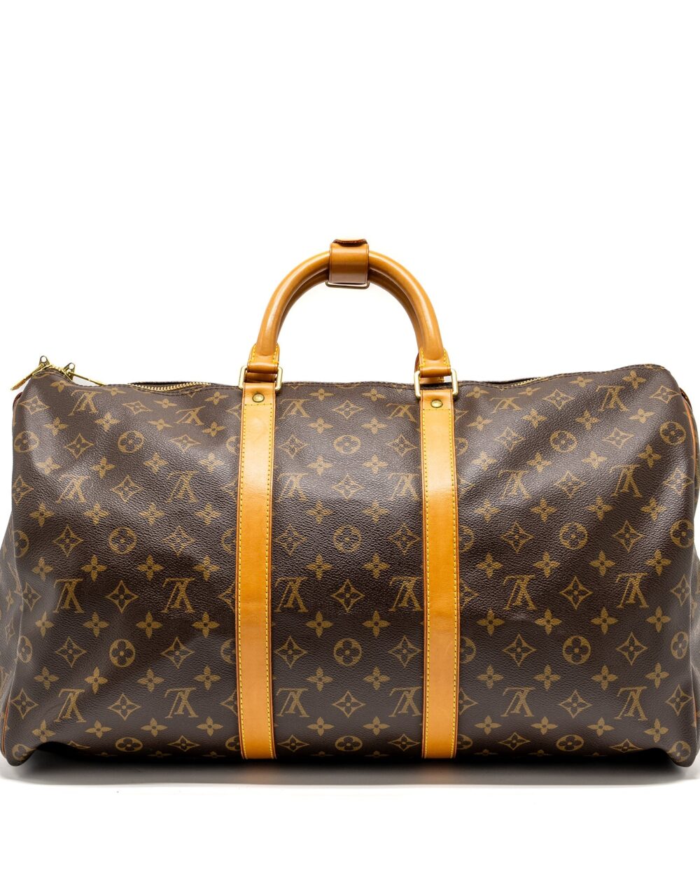 AAA Replica Louis Vuitton LV KEEPALL 55 MONOGRAM CANVAS GHW
