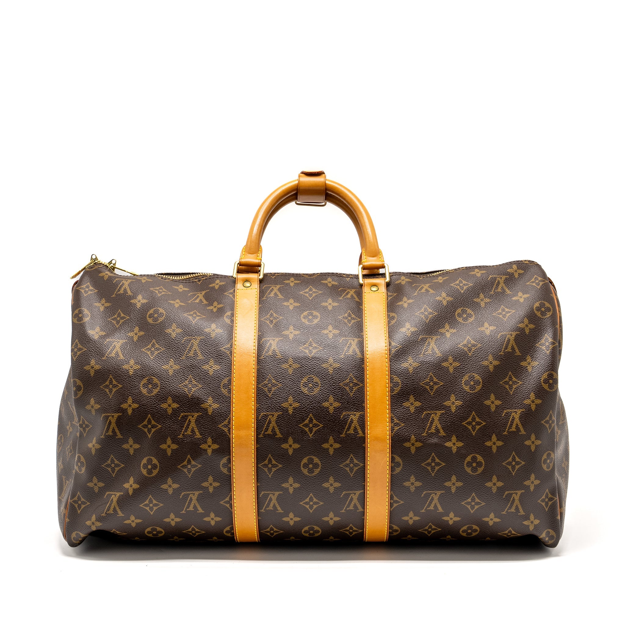 AAA Replica Louis Vuitton LV KEEPALL 55 MONOGRAM CANVAS GHW