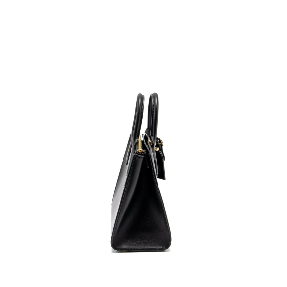 AAA Replica Louis Vuitton LV CITY STEAMER PM GRAINED CALFSKIN BLACK GHW