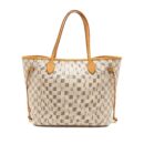 AAA Replica Louis Vuitton LV NEVERFULL MM DAMIER AZUR CANVAS GHW
