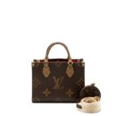 AAA Replica Louis Vuitton LV ONTHEGO PM MONOGRAM CANVAS / MONOGRAM REVERSE CANVAS GHW(NEW VERSION)