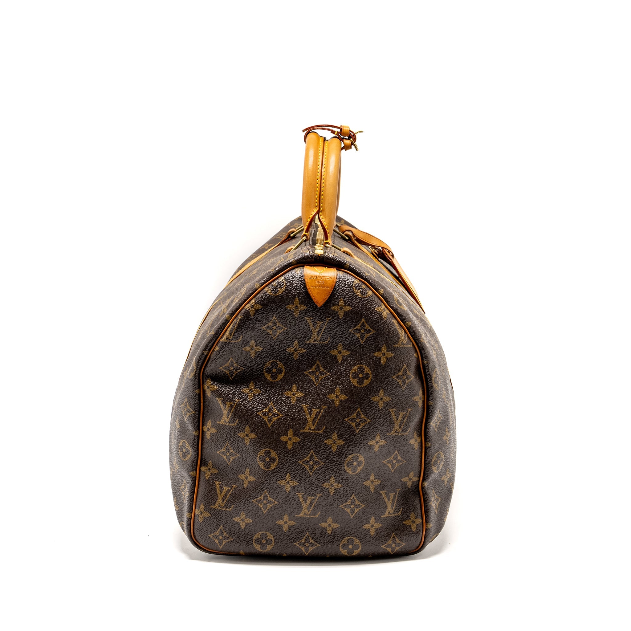 AAA Replica Louis Vuitton LV KEEPALL 55 MONOGRAM CANVAS GHW