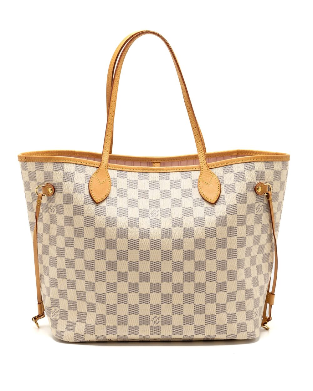 AAA Replica Louis Vuitton LV NEVERFULL MM DAMIER AZUR CANVAS GHW