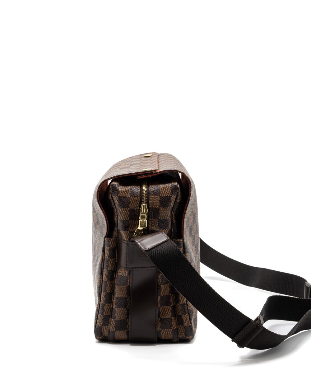 AAA Replica Louis Vuitton LV MESSENGER CROSSBODY BAG DAMIER EBENE GHW