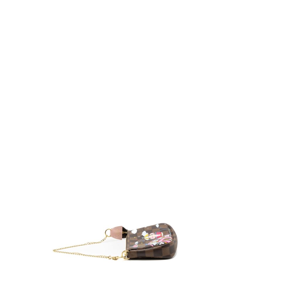 AAA Replica Louis Vuitton LV MINI POCHETTE ACCESSORIES CHRISTMAS LIMITED EDITION MULTICOLOR GHW