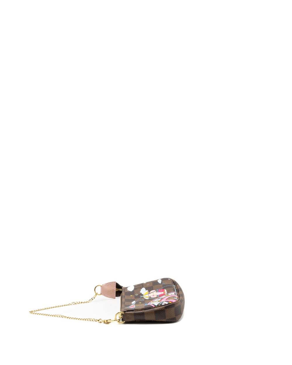 AAA Replica Louis Vuitton LV MINI POCHETTE ACCESSORIES CHRISTMAS LIMITED EDITION MULTICOLOR GHW