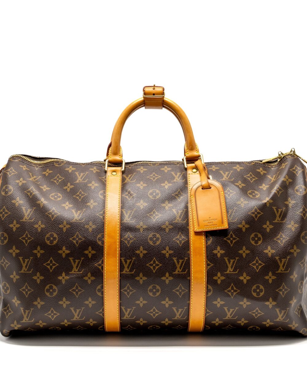 AAA Replica Louis Vuitton LV KEEPALL 55 MONOGRAM CANVAS GHW