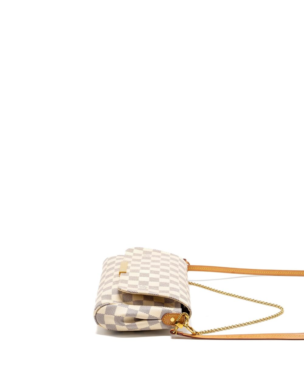 AAA Replica Louis Vuitton LV FAVORITE MM DAMIER AZUR CANVAS GHW