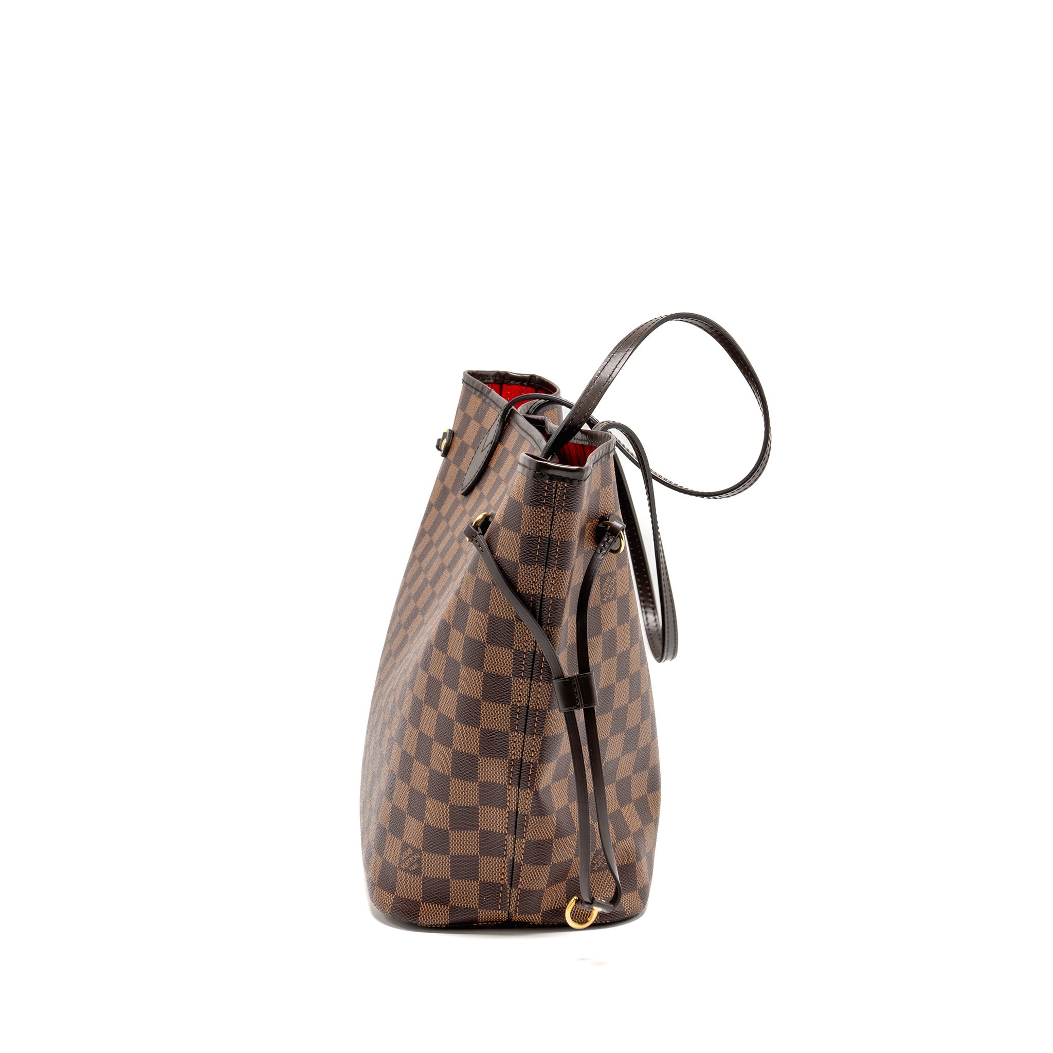 AAA Replica Louis Vuitton LV NEVERFULL MM DAMIER EBENE CANVAS GHW