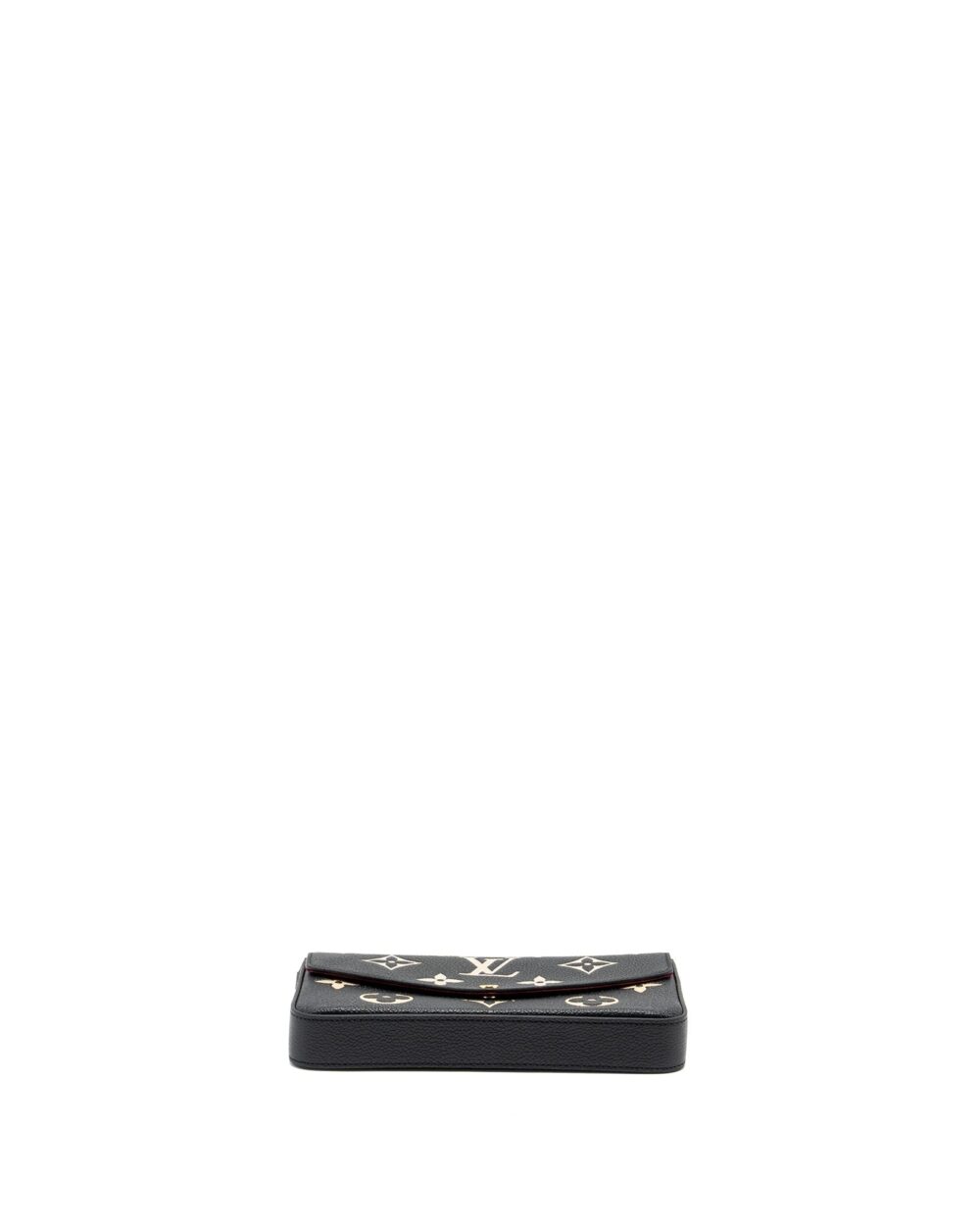 AAA Replica Louis Vuitton LV FELICIE POCHETTE MONOGRAM EMPREINTE LEATHER BLACK/BEIGE GHW