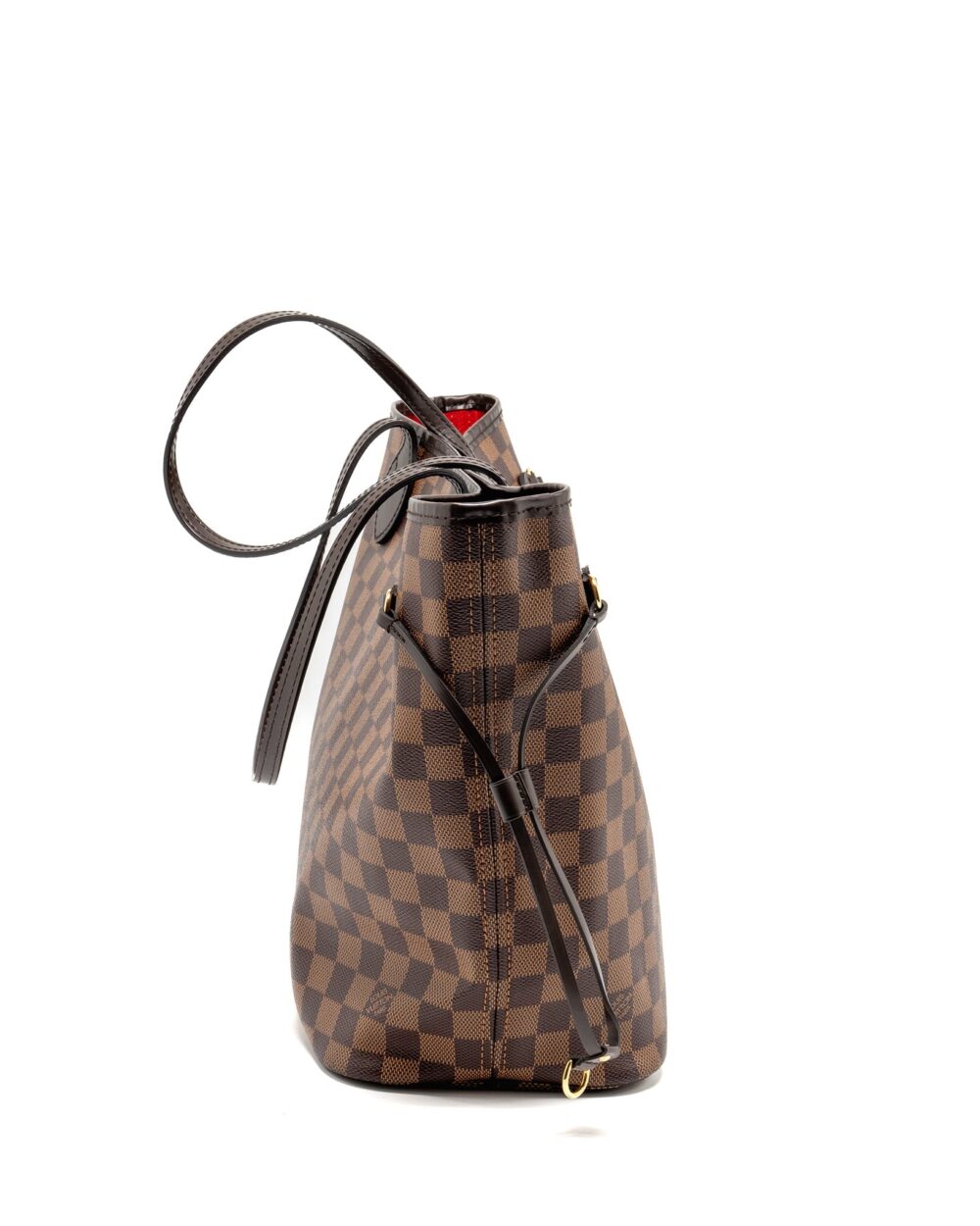AAA Replica Louis Vuitton LV NEVERFULL MM DAMIER EBENE CANVAS GHW