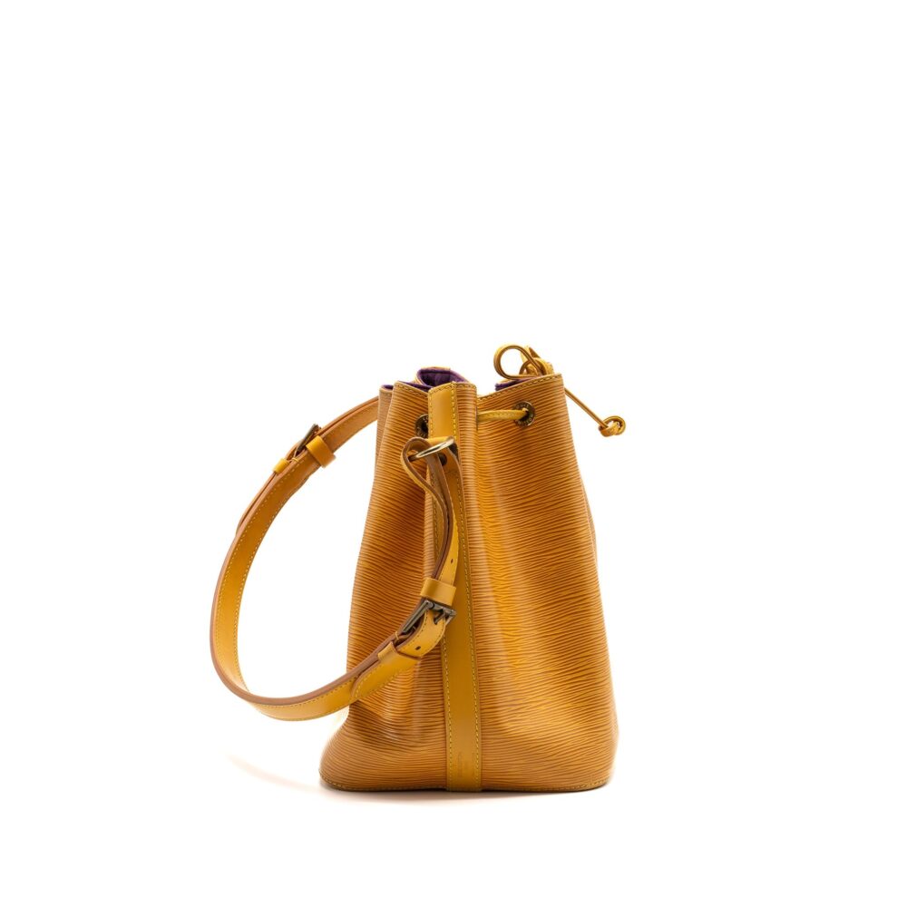 AAA Replica Louis Vuitton LV VINTAGE PETIT NOE EPI YELLOW GHW