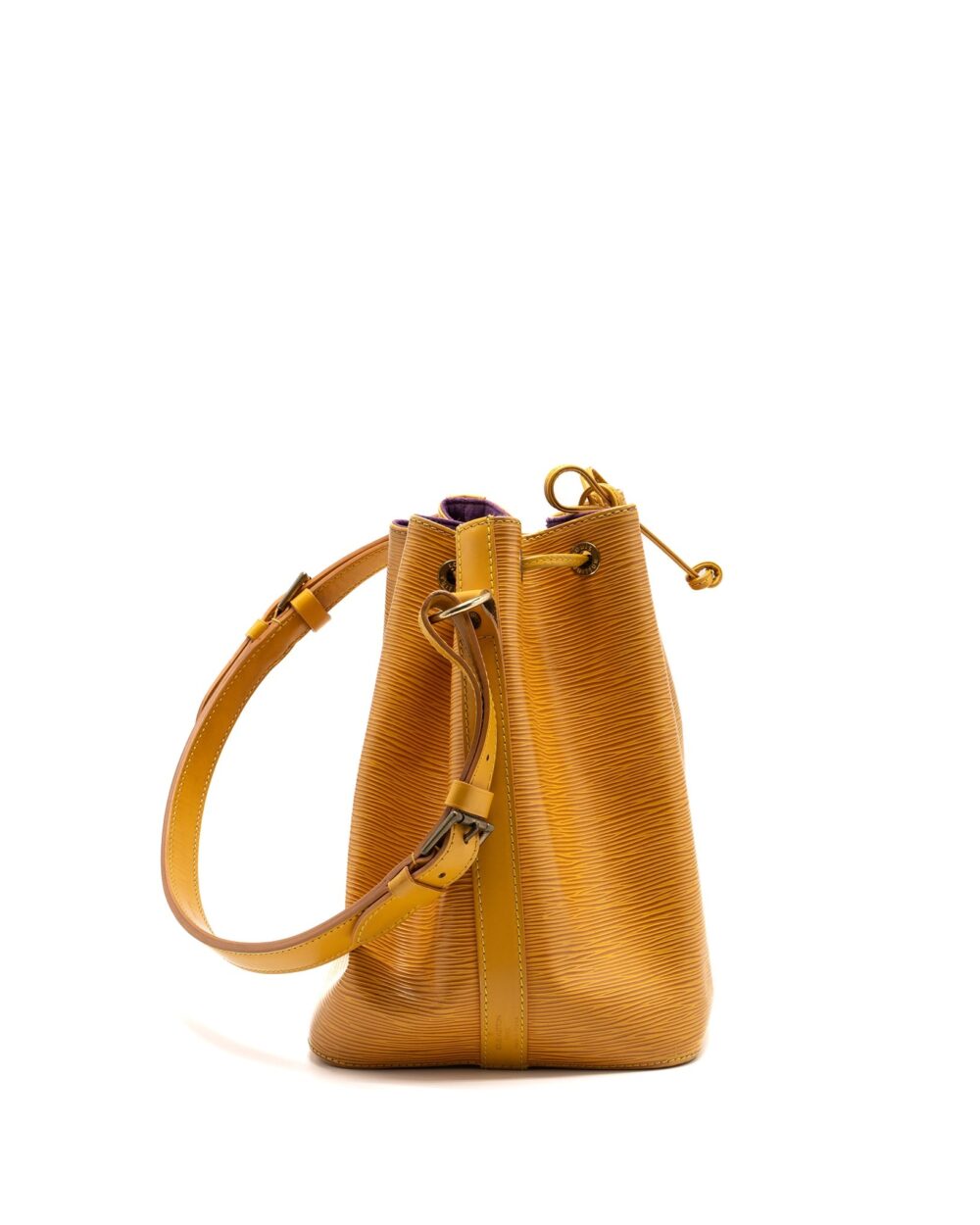AAA Replica Louis Vuitton LV VINTAGE PETIT NOE EPI YELLOW GHW