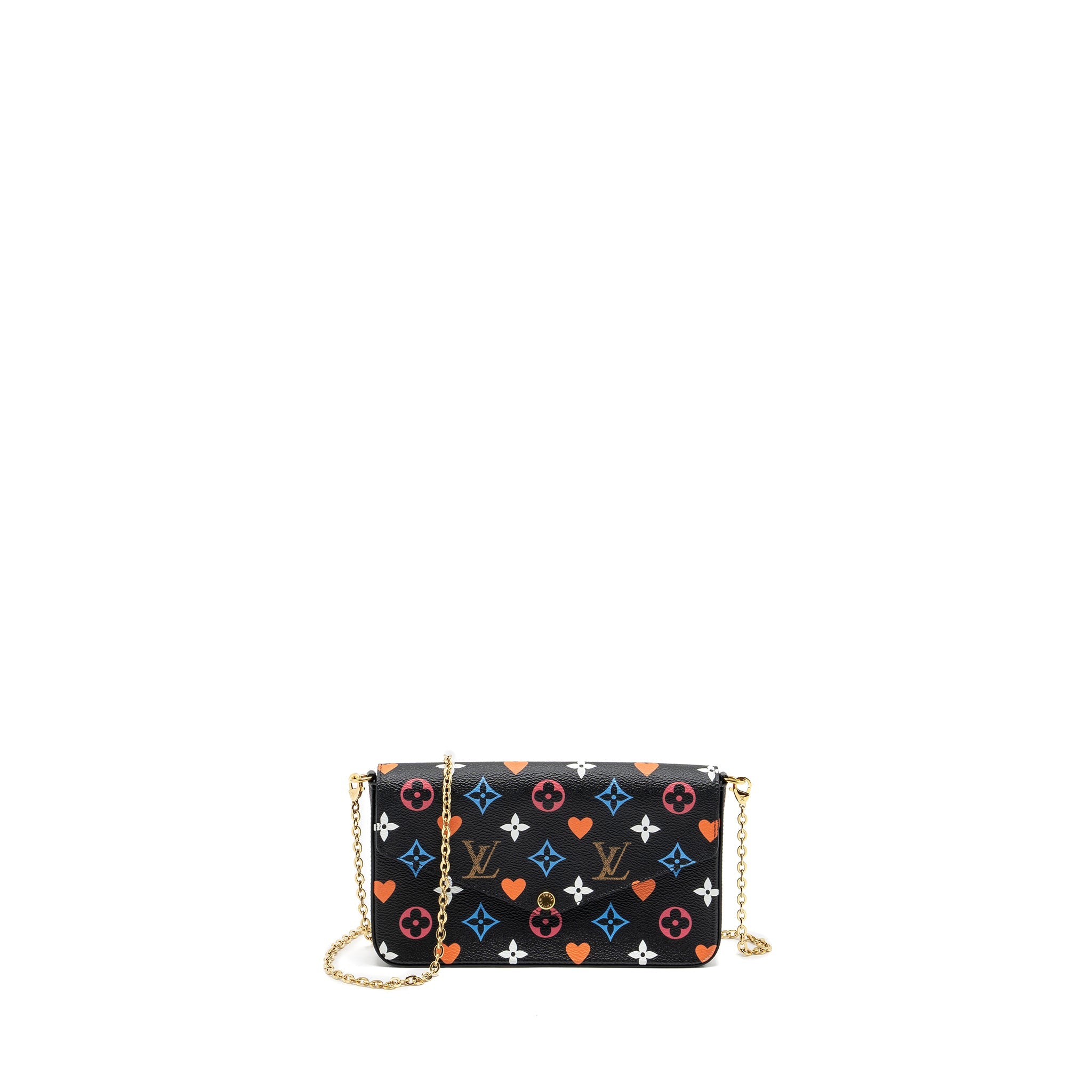 AAA Replica Louis Vuitton LV FELICIE POCHETTE GAME ON LIMITED EDITION MONOGRAM CANVAS GHW