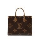 AAA Replica Louis Vuitton LV ONTHEGO MM MONOGRAM REVERSE CANVAS GHW