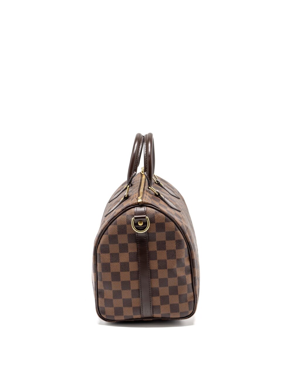 AAA Replica Louis Vuitton LV SPEEDY BANDOULIERE 30 DAMIER EBENE GHW