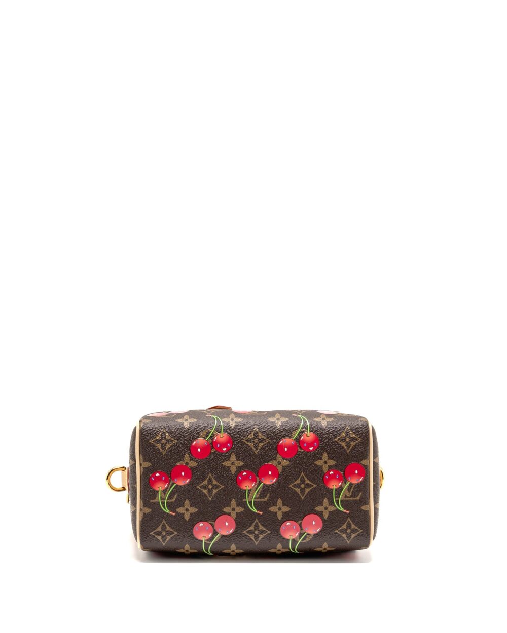 AAA Replica Louis Vuitton LV X TAKASHI MURAKAMI SPEEDY BANDOULIERE 20 MONOGRAM CHERRY COATED CANVAS MULTICOLOURED GHW