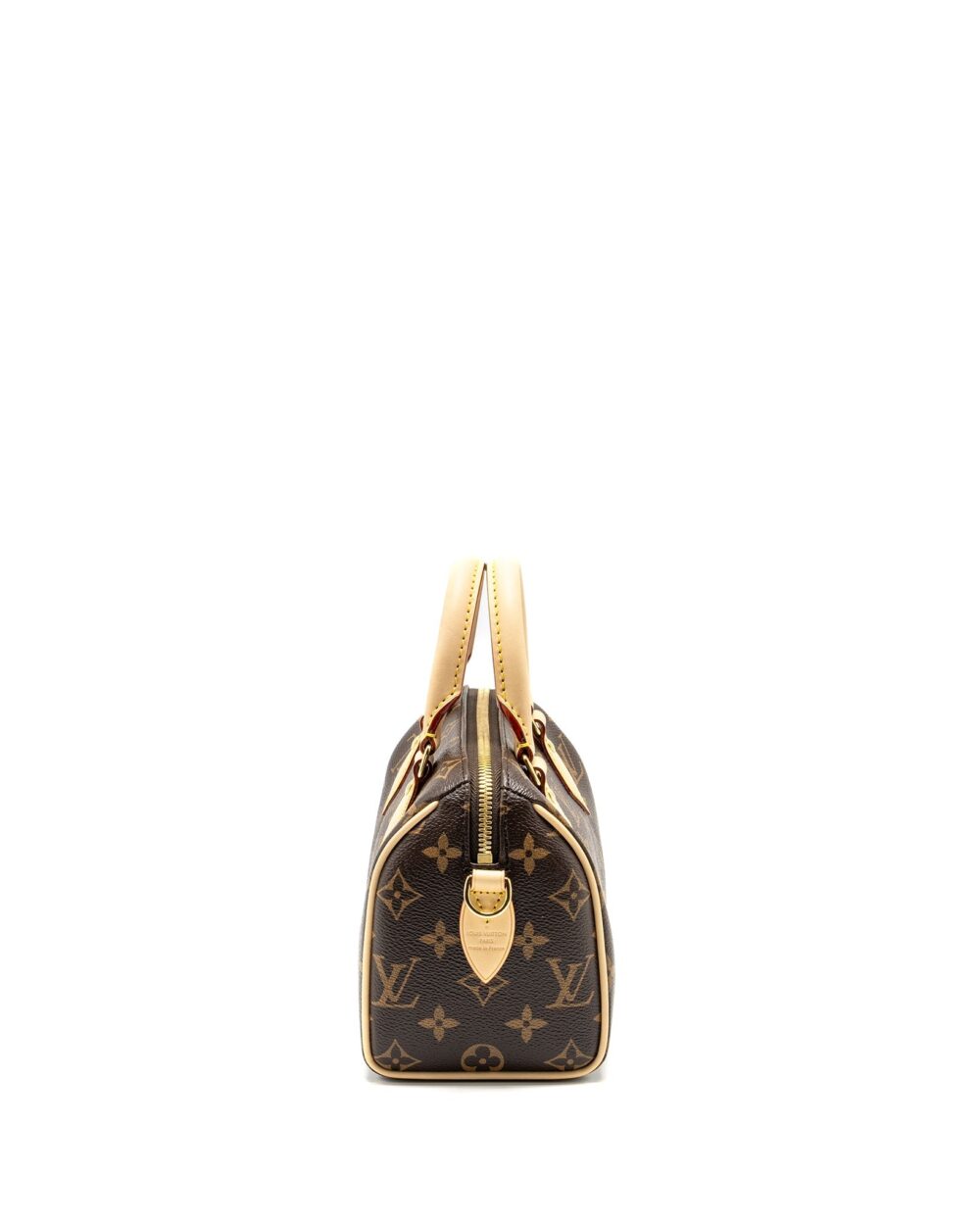 AAA Replica Louis Vuitton LV SPEEDY BANDOULIERE 20 MONOGRAM CANVAS BLACK STRAP GHW