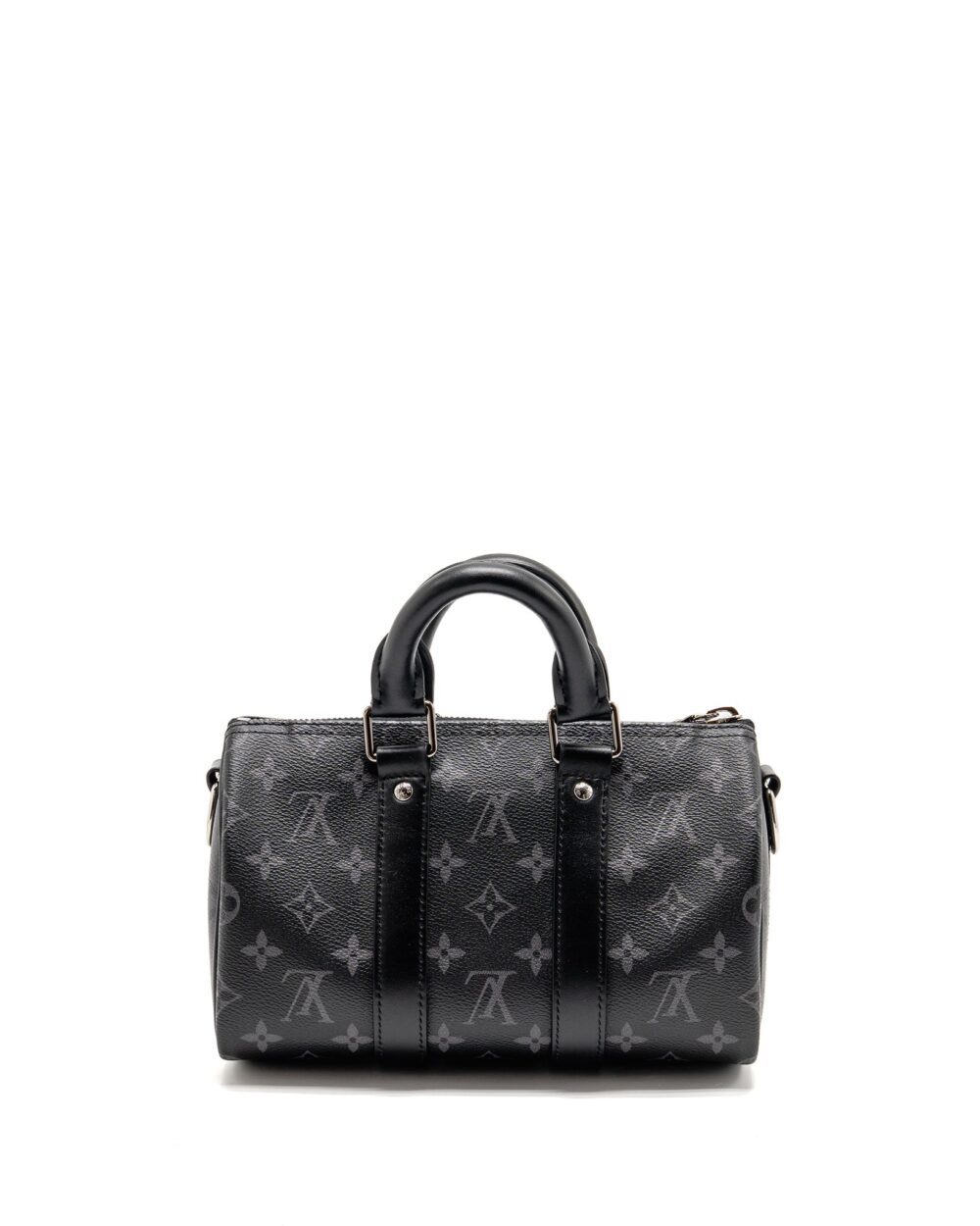 AAA Replica Louis Vuitton LV KEEPALL BANDOULIERE 25 MONOGRAM ECLIPSE SHW