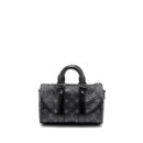 AAA Replica Louis Vuitton LV KEEPALL BANDOULIERE 25 MONOGRAM ECLIPSE SHW