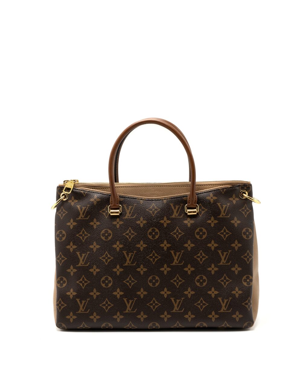 AAA Replica Louis Vuitton LV PALLAS MONOGRAM CANVAS SESAME GHW
